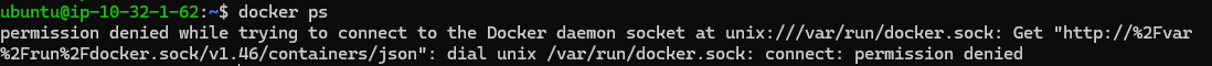 permission denied